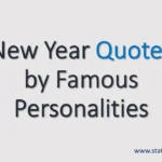 New Year Quotes by Famous Personalities