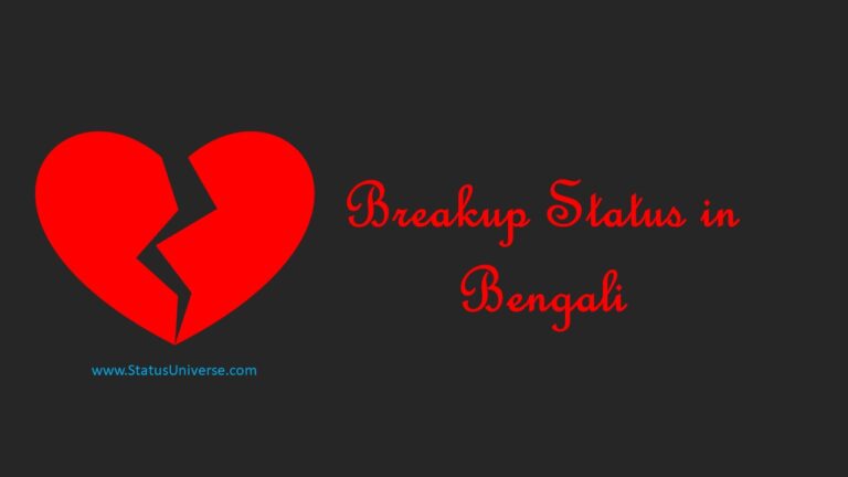 Breakup Status in Bengali