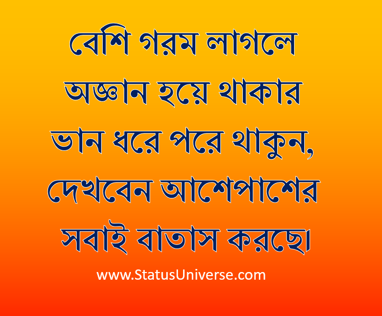 গরম নিয়ে মজার SMS 