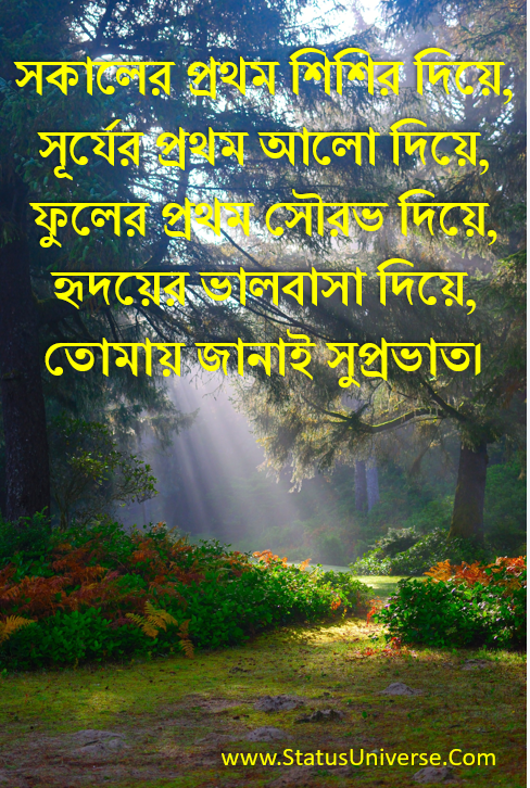 Bangla Good Morning SMS